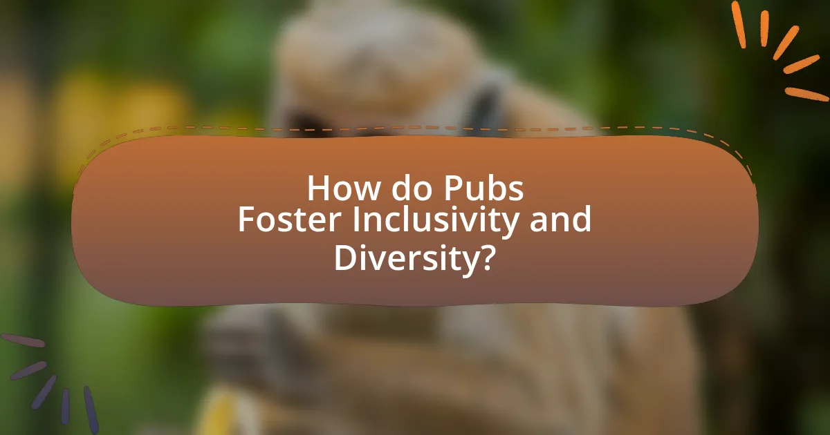 How do Pubs Foster Inclusivity and Diversity?