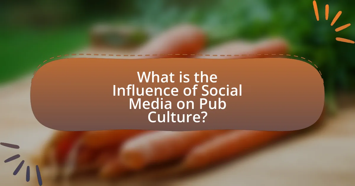 What is the Influence of Social Media on Pub Culture?